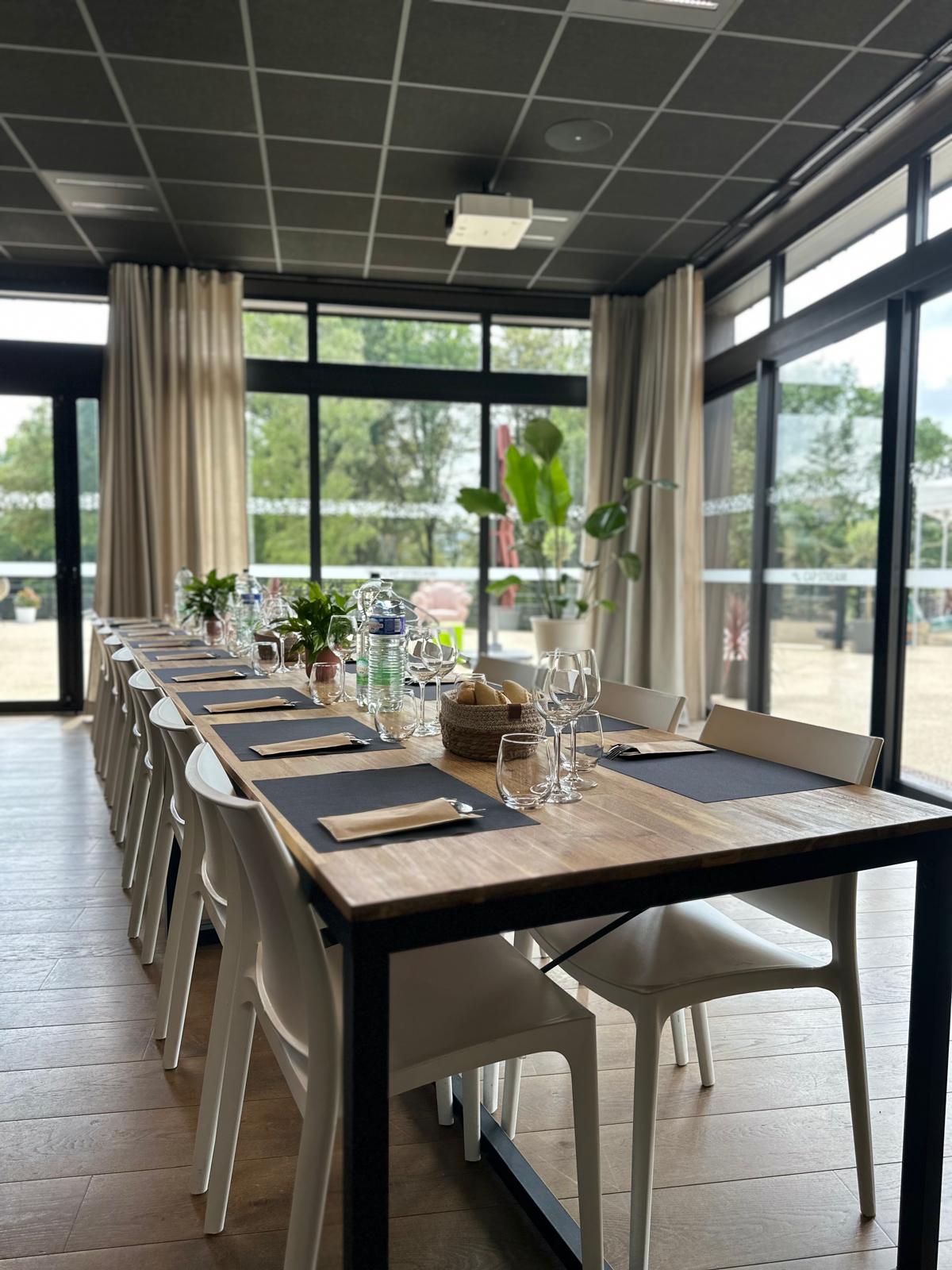 repas salle printemps